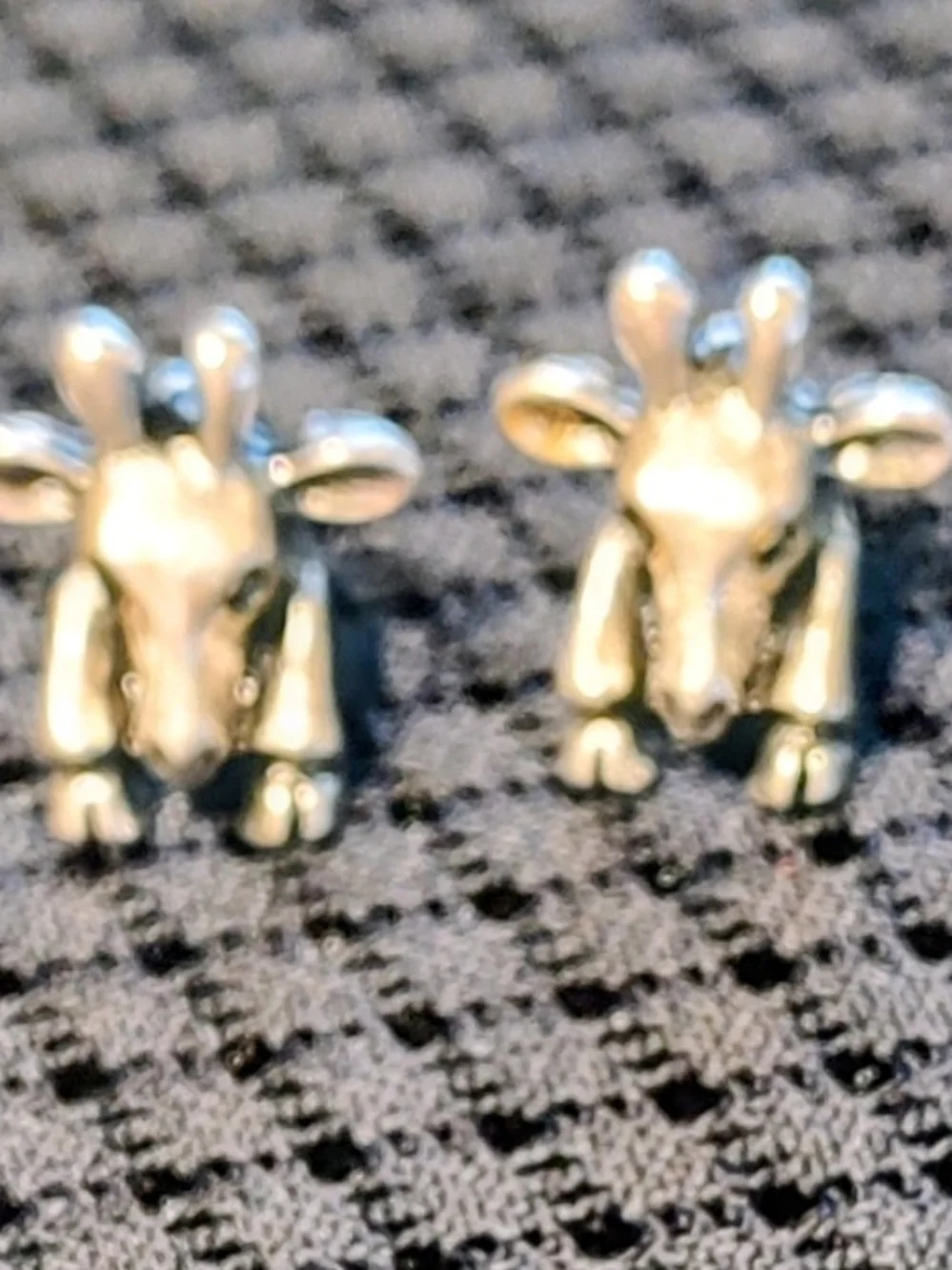 Silver Giraffe Stud Earrings for Kids - Cute Animal Earrings